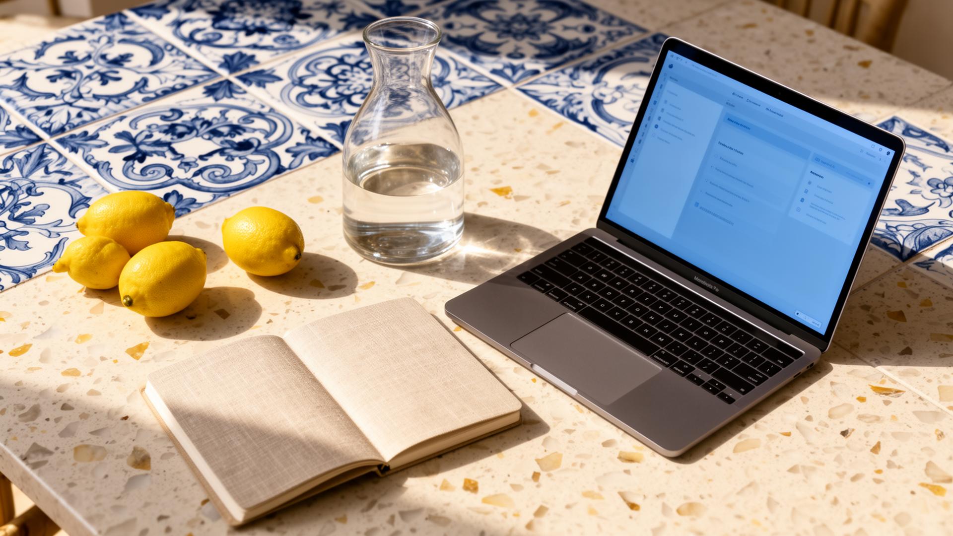 Remote professionals collaborating in a bright modern workspace